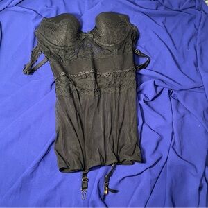 Victoria’s Secret Black Lace Bodysuit